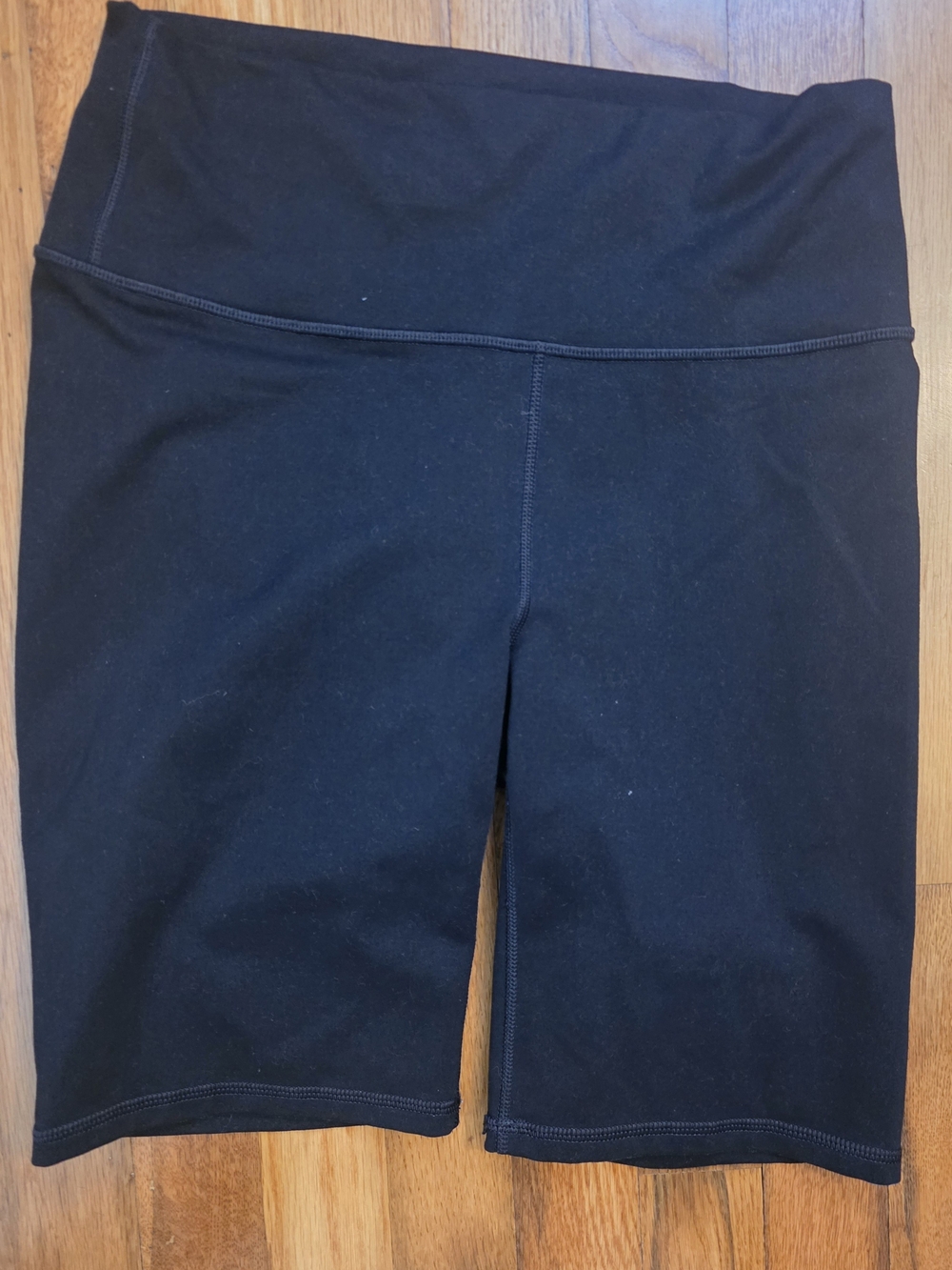 Fabletics Black High-Rise Athletic Biker Shorts